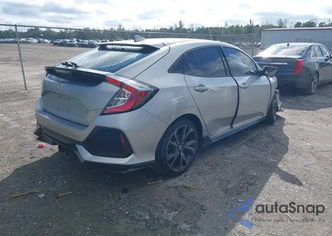 2018 Honda Civic Sport from USA, damaged, VIN SHHFK7H49JU236538